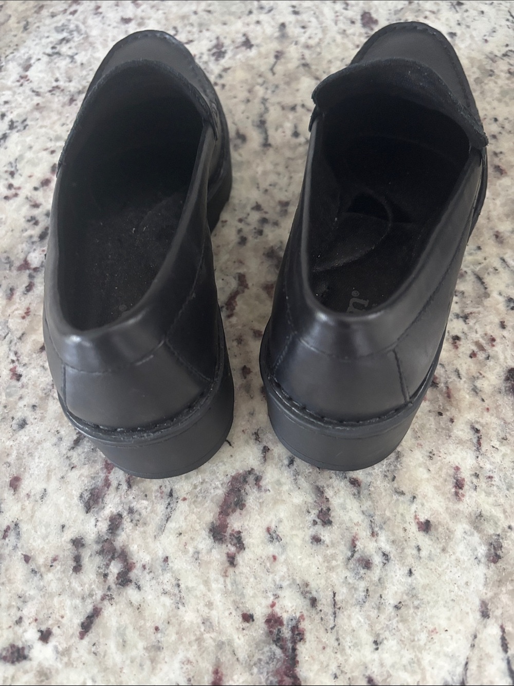 Like New Born Women’s Black Leather Penny Loafers Size 9.5 - Picture 6 of 6
